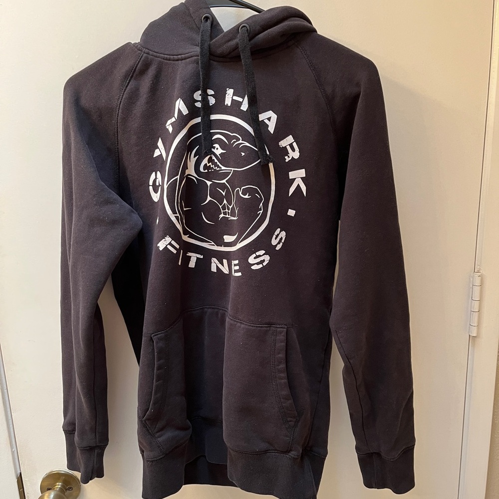 Gymshark Black Legacy Hoodie with Logo size S